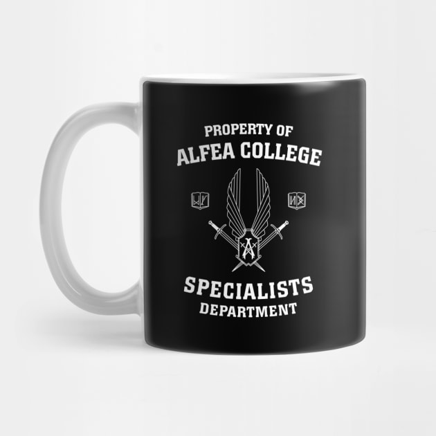 Property of Alfea College: Specialists Department by BadCatDesigns